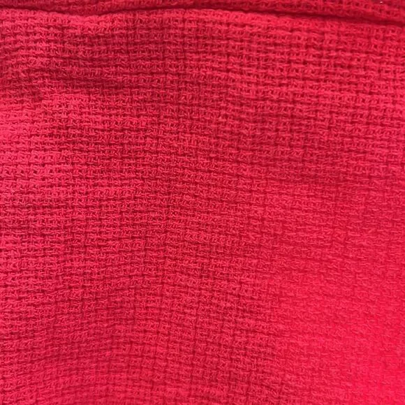 Coquette Sweetheart Bow Mini Dress Berry Red Ruffle Smocked Date Night Size 10 - Picture 10 of 11